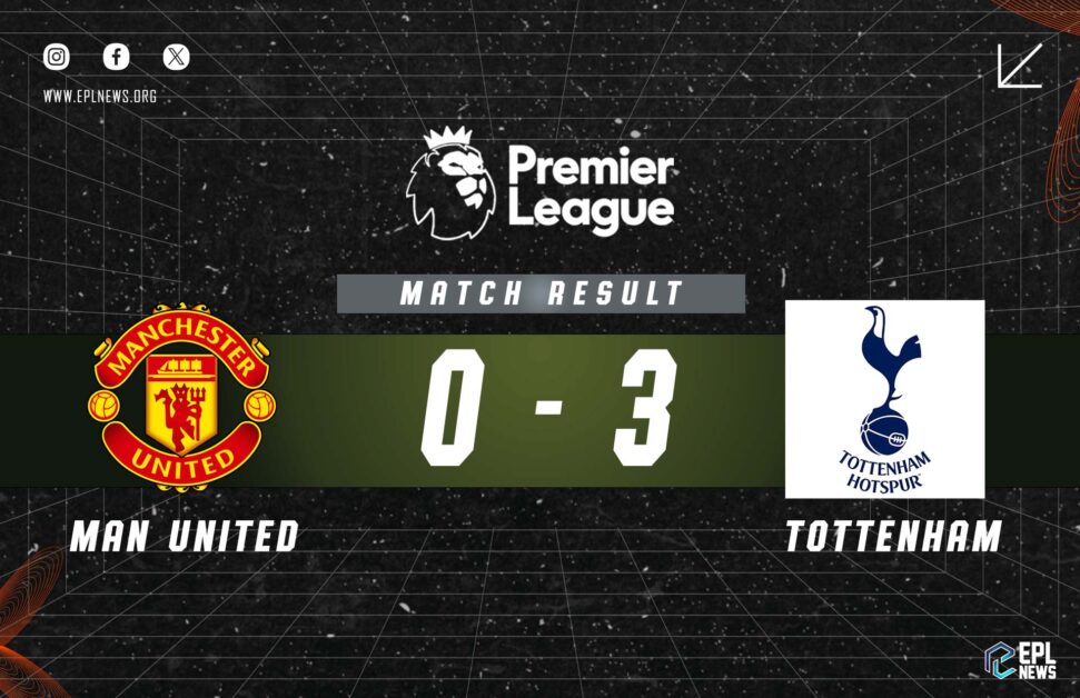 Bản tin Manchester United vs Tottenham 0-3