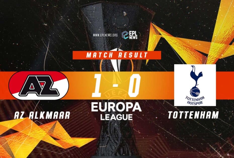 एजेड अल्कमार बनाम टोटेनहम 1-0 रिपोर्ट