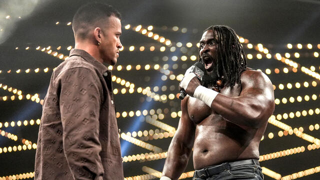 ओबा फेमी ने NXT चैंपियन रिकी सेंट्स को एक डरावना संदेश भेजा: NXT गोल्ड रश 2025 हाइलाइट्स डब्ल्यूडब्ल्यूई फोटो