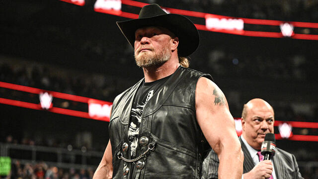 ब्रॉक लैसनर ने रेसलमेनिया के लिए एक ओपन चैलेंज जारी किया: रॉ हाइलाइट्स, 23 फरवरी, 2026 डब्ल्यूडब्ल्यूई फोटो